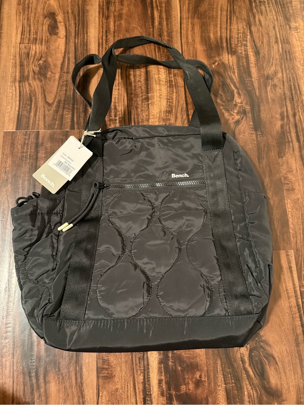 Bench Quilted “Kimmy” Shoulder Tote - Black